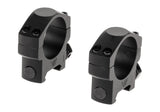Vector Optics 30mm Lav Profil Weaver Ringe - Sort