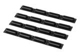 MP M-LOK Wedgelok skinnecovers Set 4pcs - Sort