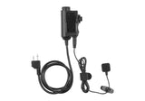 Earmor M52 Taktisk PTT Midland - Sort