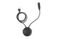 Earmor M55 Taktisk PTT Midland - Sort