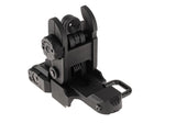 Pirate Arms M4SS Polymer Foldable Rear Sigte - Sort