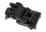 Pirate Arms M4SS Polymer Foldable Rear Sigte - Sort