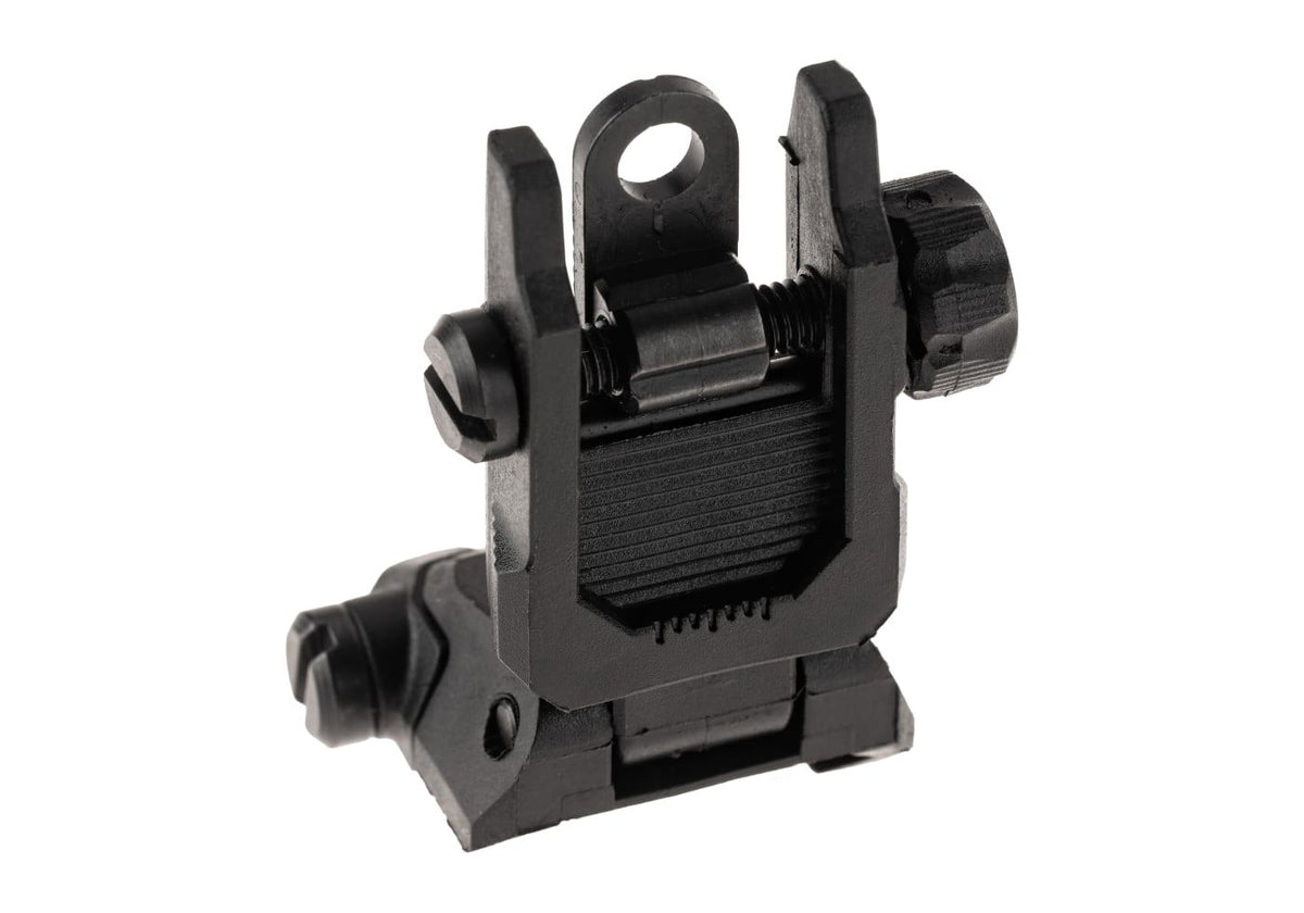 Pirate Arms Polymer Foldable Rear Sigte - Sort