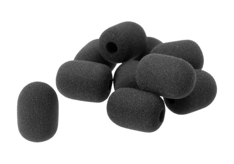 Sordin Boom Microphone Foam Windshield 10-Pack - Sort