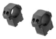 Leapers P.O.I. Mellem Profil 1 Tommer Dovetail Ringe - Sort