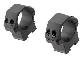 Leapers P.O.I. Lav Profil 30 mm Dovetail Ringe - Sort