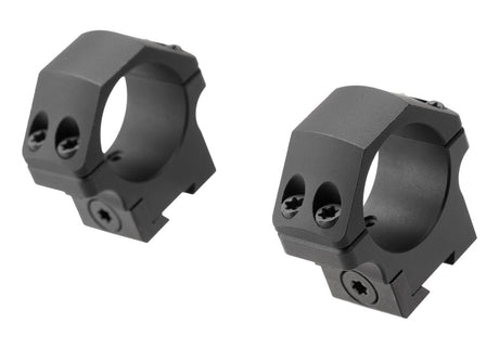 Leapers P.O.I. Lav Profil 30 mm Dovetail Ringe - Sort