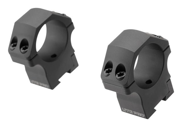 Leapers P.O.I. Mellem Profil 30 mm Dovetail Ringe - Sort