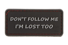JTG I'm Lost Too gummipatch - Sort