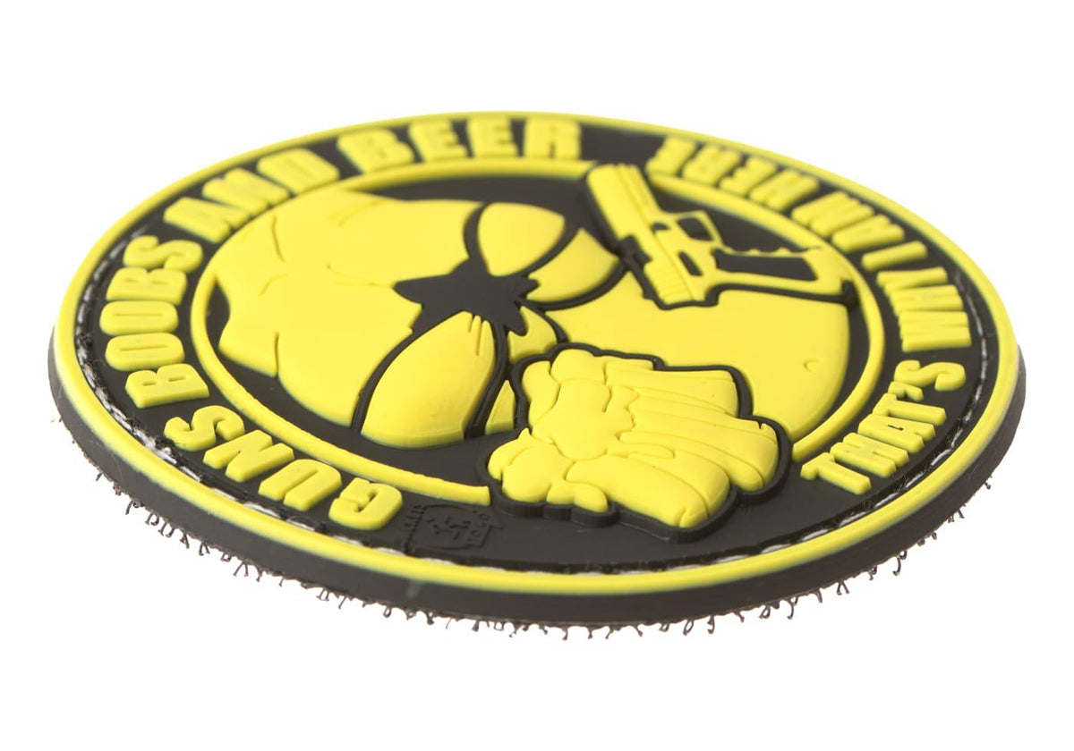JTG Guns Boobs og Beer gummipatch