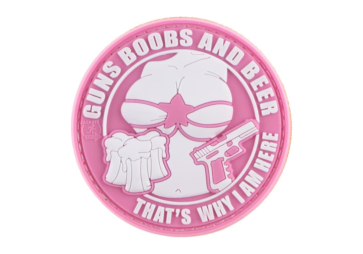 JTG Guns Boobs og Beer gummipatch