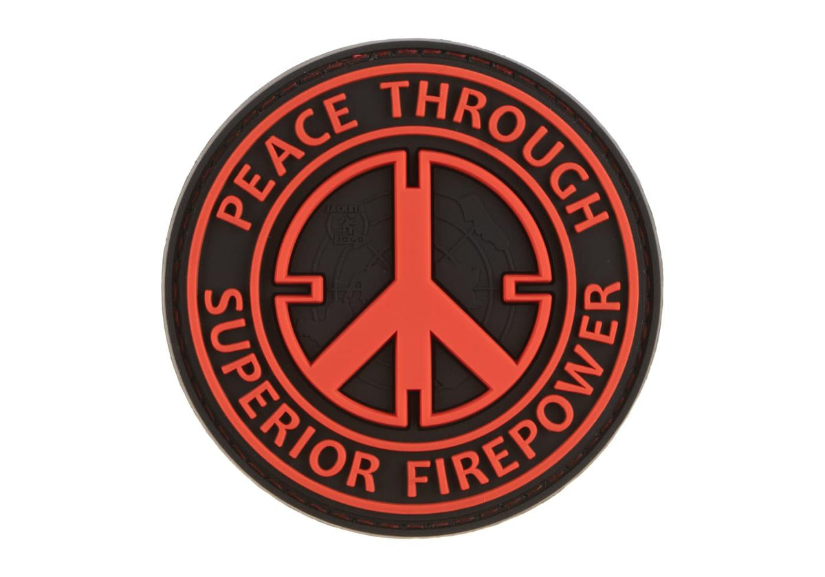 JTG Peace Through Superior Firepower gummipatch