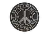 JTG Peace Through Superior Firepower gummipatch