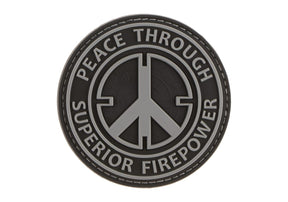 JTG Peace Through Superior Firepower gummipatch