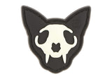 JTG Micro Nightmare Skull Cat gummipatch No. 2 - Glow