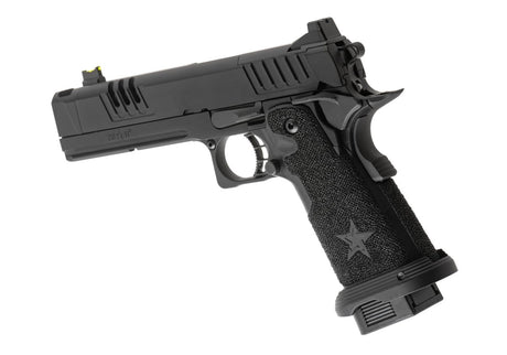 Army Armament Staccato XC 2011 GBB T8 Pistol with Muzzle Device - Black