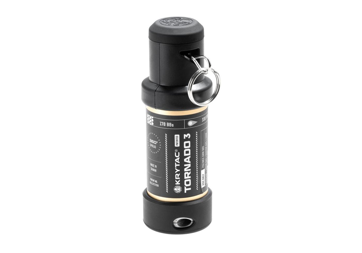 Krytac Tornado 3 Timer Frag Granat - Sort