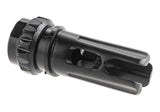 G&G 3 Prong Steel Mock flash hider 14mm CCW - Sort