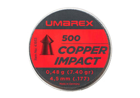 Walther spidshagl i kobber 4,5 mm – 0,48 g, 5x500 stk.