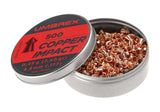 Walther spidshagl i kobber 4,5 mm – 0,48 g, 5x500 stk.