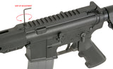 AR15 WE13-3A 9.5" GBB Riffel Replica Nylon - Sort