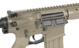 WE13 DSG 9,5" M4/AR-15 Knight's Armament Airsoft Riffel, 50 RPS, ETU - TAN