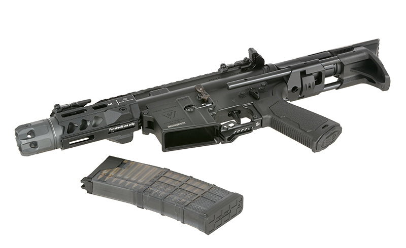 Strike Industries 4" Raider PDW CGS Lightning Serie GBBR Replica - Sort