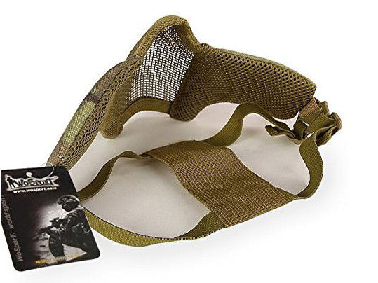 WST Airsoft Protective STEEL MESH Mask