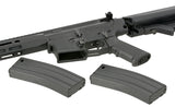 WE13 9,5" M4/AR-15 Knight's Armament Airsoft Riffel, 30 RPS, ETU - Sort