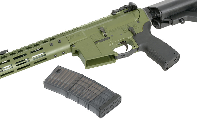 Noveske 7.5" DIPLOMAT AEG Riffel Eshooter ETU, GEN-2 - Bazooka Grøn
