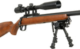 202 bolt-action airsoft riffel - ægte træ