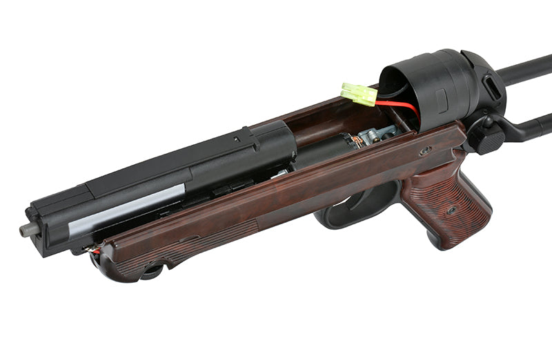 MP40 helmetal AEG maskinpistol Replica - Brown/Oxidized