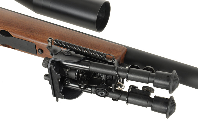 202 bolt-action airsoft riffel - ægte træ