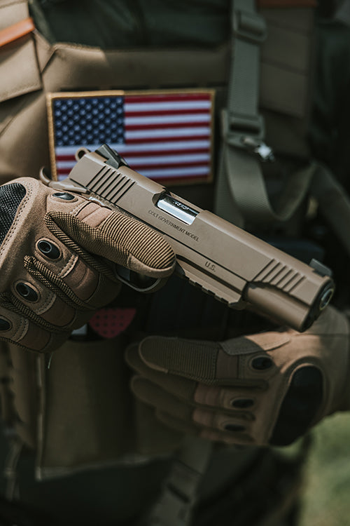 Licenseret Colt M45A1 Combat Enhed Replica - TAN