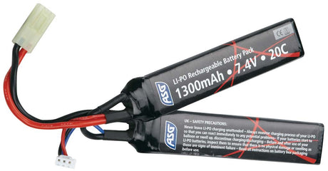 Strike 7,4V Li-Po Batteri 1300 mAh med Tamiya Stik