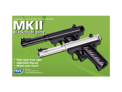 ASG MK II, CO2, Non Blow Back, Black