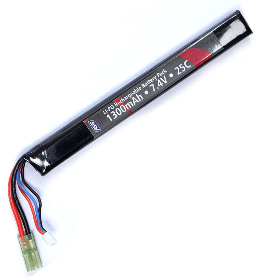 7.4v 1300mAh 25C LiPO Batteri
