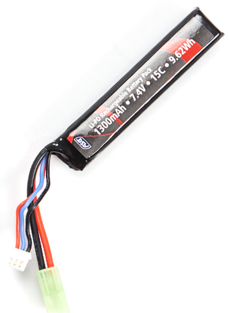 7.4v 1300mAh 15C LiPO Batteri
