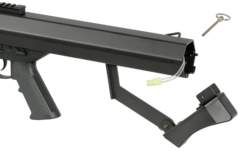 Airsoft riffel Barrett M82A1 helmetal AEG
