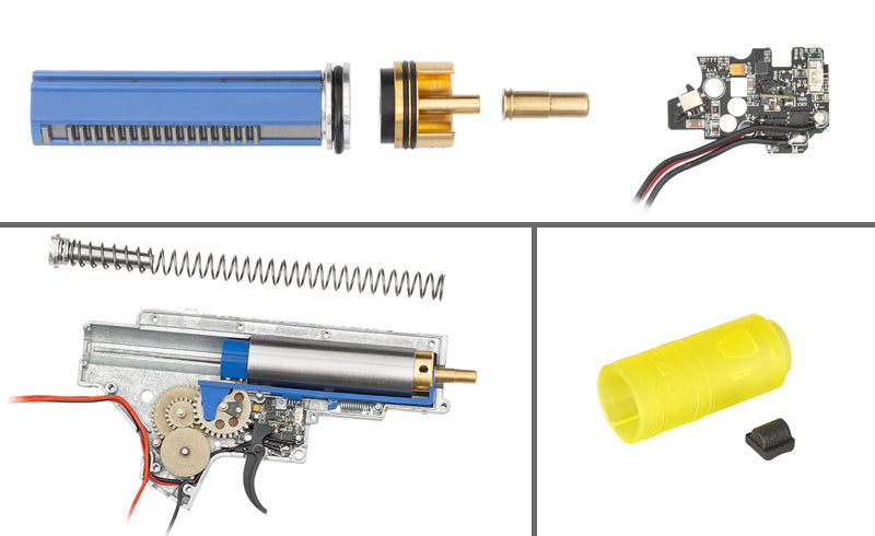 Airsoft Replica EC-204 Avanceret Edition (opgraderet gearkasse, programmable ETU)