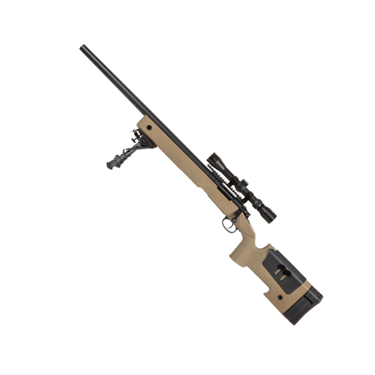 SA-S02 CORE™ Sniper Rifle med Scope og Bipod - Tan