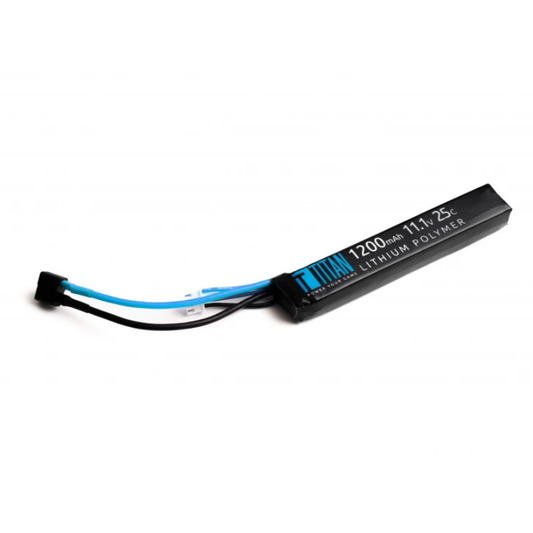 TITAN Li-Po Batteri 11.1V 1200mAh 25C (T-Dean) – Stick / Buffer