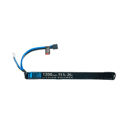 TITAN Li-Po Batteri 11.1V 1200mAh 25C (T-Dean) – Stick / AK
