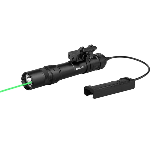 OLIGHT ODIN GL-M Våbenlygte med Grøn Laser 1500 Lumen M-LOK - Sort