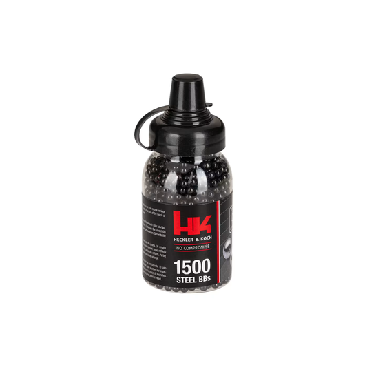 Heckler & Koch 4.5mm BB Black Steel Shot 1500 rds Bottle
