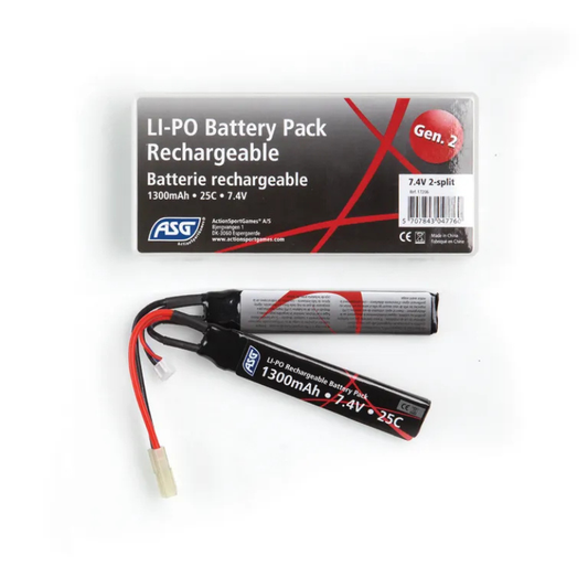 Strike 7,4V Li-Po Batteri 1300 mAh med Tamiya Stik