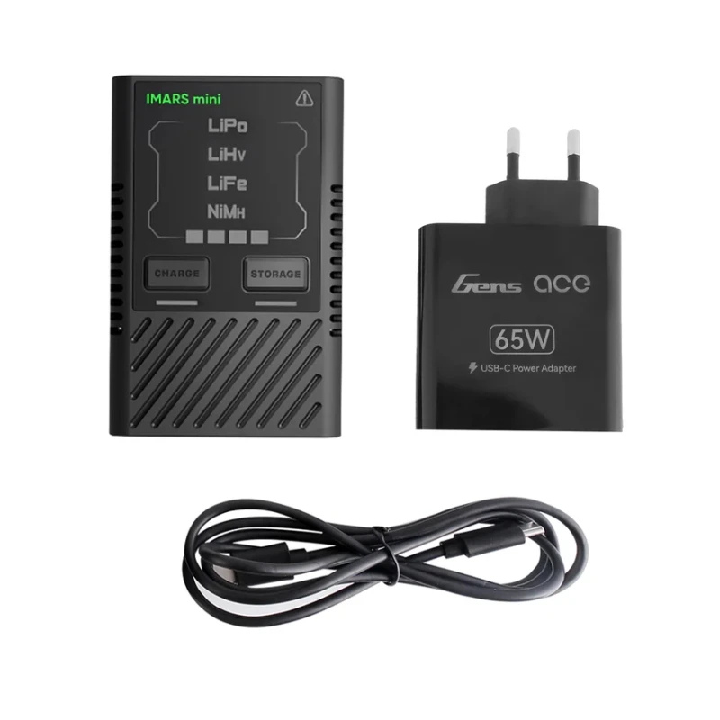 Gens ACE G-TECH iMars Mini 2-4S 60W Oplader (USB-C) inkl. AC Adapter og Kabel
