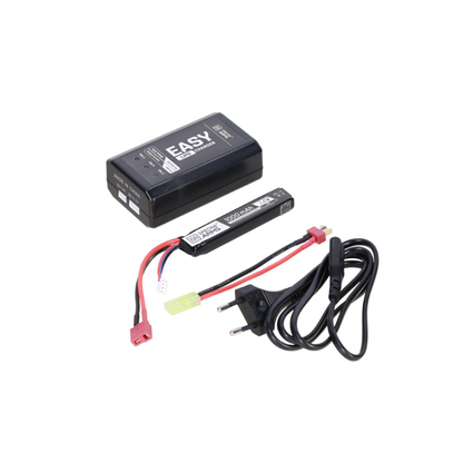 Oplader + 7.4V 1000 mAh LiPo Batteripakke (Deans)