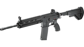 T4E HK416 .43 cal træningsriffel i fuld metal med CO2 | Airsoftgeek