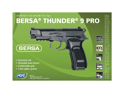 ASG Bersa Thunder 9 PRO, Co2 Non-BlowBack (1,81 joule)